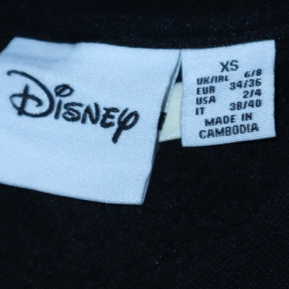 Womens UK Size XS Disney Black Pullover Sweatshirt