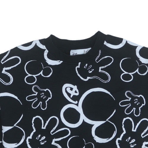 Womens UK Size XS Disney Black Pullover Sweatshirt