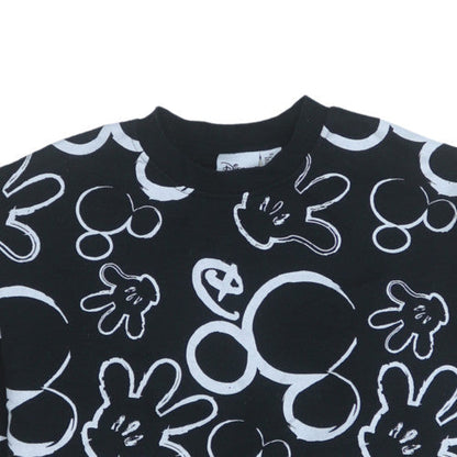 Womens UK Size XS Disney Black Pullover Sweatshirt