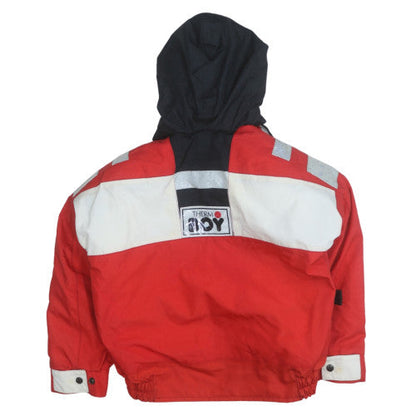 Thermo Boy Women's Red XS Ski Jacket Hooded Insulated Waterproof Winter Coat