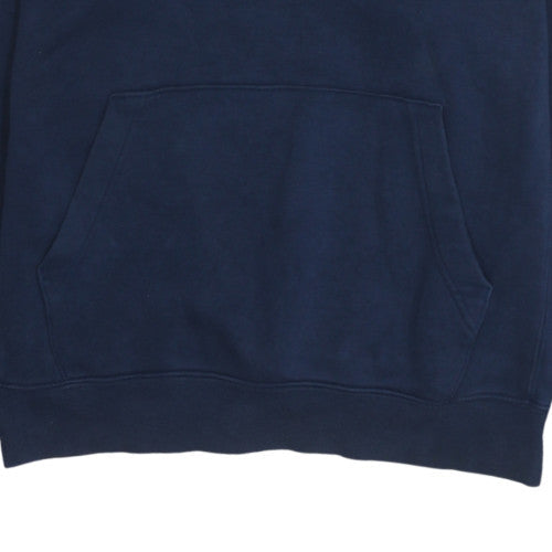 Mens UK Size S Nike Blue Pullover Hoodie
