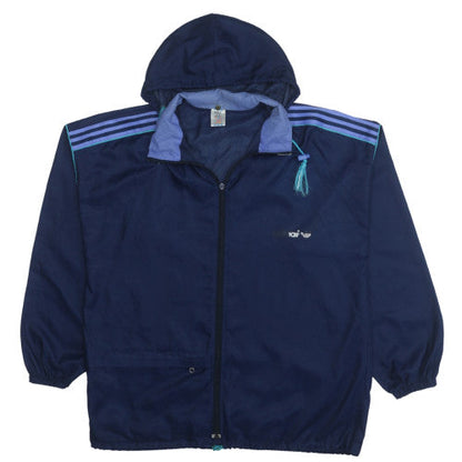 Mens UK Size M adidas Blue Windbreaker Coat