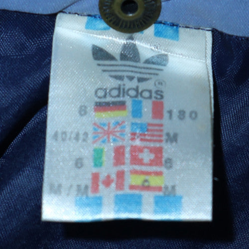 Mens UK Size M adidas Blue Windbreaker Coat