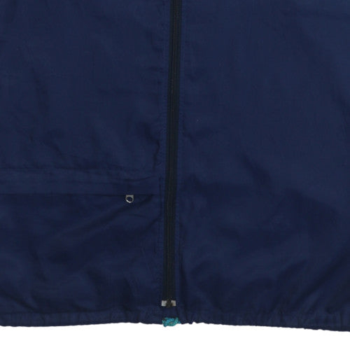 Mens UK Size M adidas Blue Windbreaker Coat