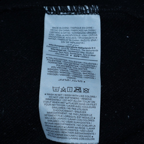 Mens UK Size S Nike Black Full Zip Hoodie