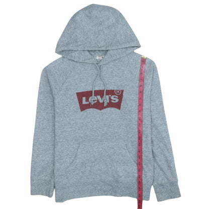 Mens UK Size M Levi's Grey Pullover Hoodie