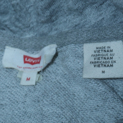 Mens UK Size M Levi's Grey Pullover Hoodie