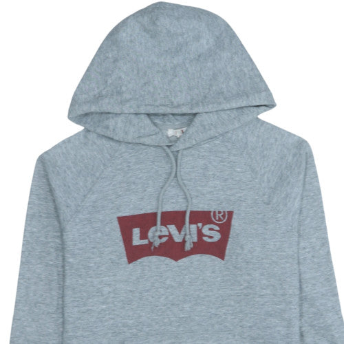 Mens UK Size M Levi's Grey Pullover Hoodie