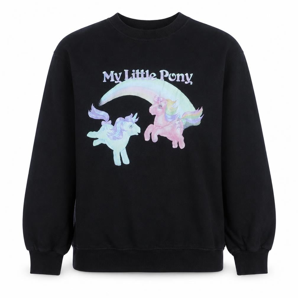 Womens UK Size 8 H&M Black Pullover Sweatshirt
