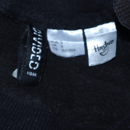 Womens UK Size 8 H&M Black Pullover Sweatshirt