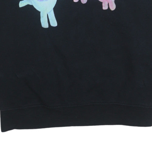 Womens UK Size 8 H&M Black Pullover Sweatshirt