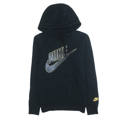 Womens UK Size XS Nike Black Pullover Hoodie
