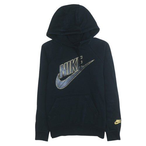 Womens UK Size XS Nike Black Pullover Hoodie