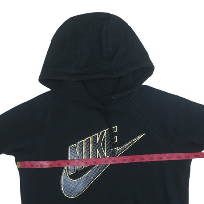 Womens UK Size XS Nike Black Pullover Hoodie