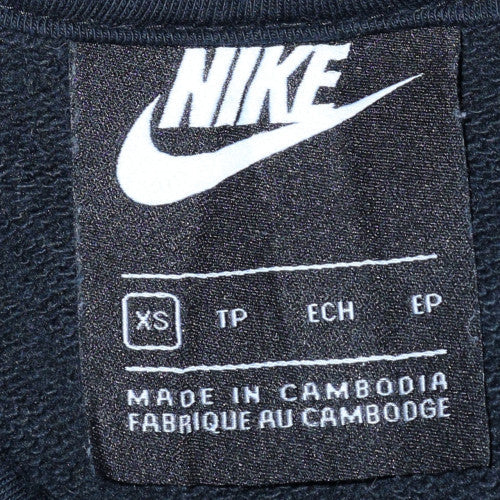 Womens UK Size XS Nike Black Pullover Hoodie