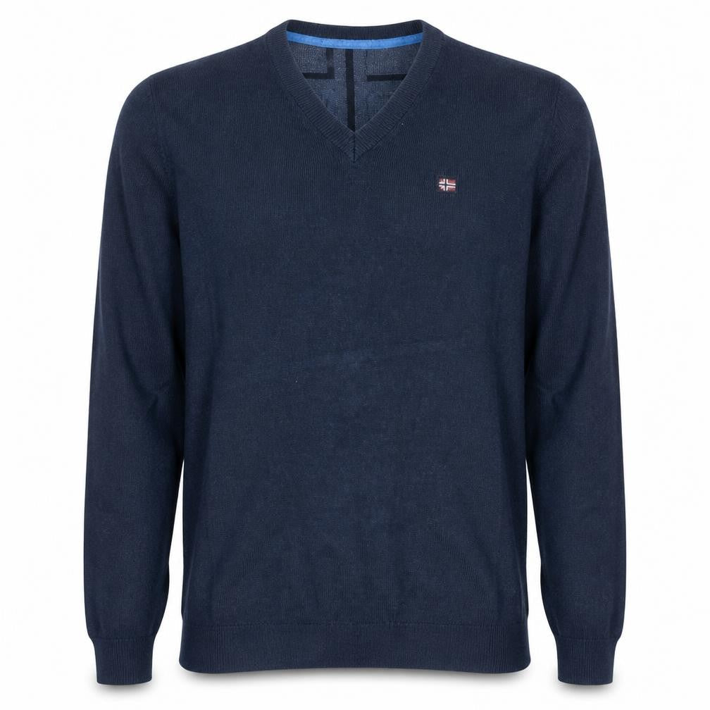 Mens UK Size M Napapijri Blue Pullover Jumper