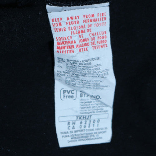 Mens UK Size M PUMA Black Full Zip Hoodie
