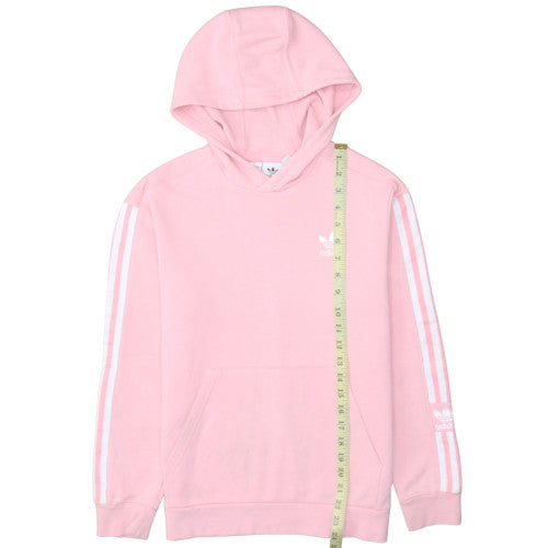 Girls UK Size 12-13 Years adidas Pink Pullover Hoodie