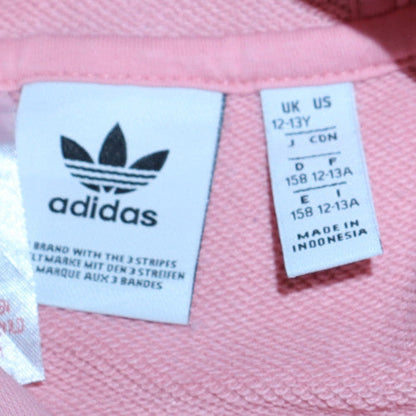 Girls UK Size 12-13 Years adidas Pink Pullover Hoodie
