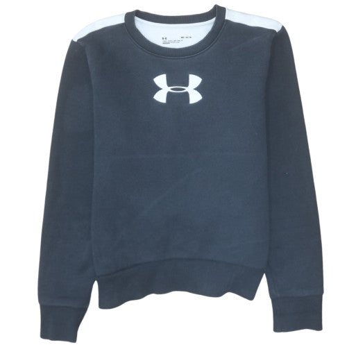 Mens UK Size M Under armour Black Pullover Sweatshirt