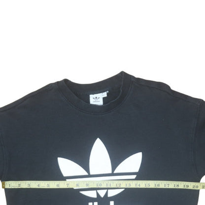 Womens UK Size 10 adidas Black Pullover Sweatshirt