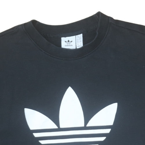 Womens UK Size 10 adidas Black Pullover Sweatshirt