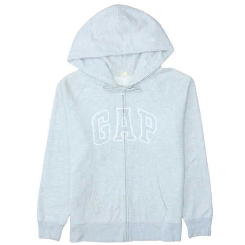 Womens UK Size L Gap Grey Full Zip Hoodie