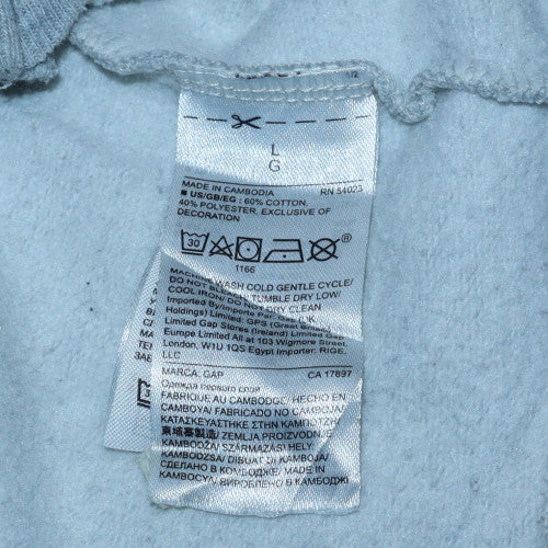 Womens UK Size L Gap Grey Full Zip Hoodie