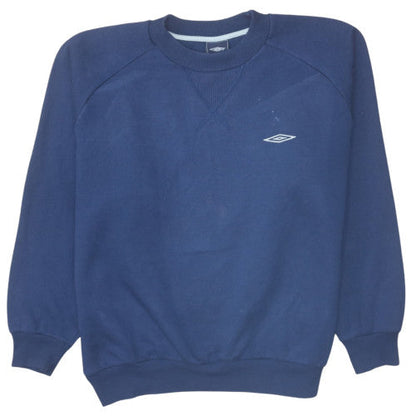 Mens UK Size M Umbro Blue Pullover Sweatshirt