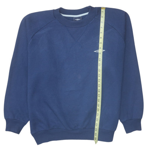 Mens UK Size M Umbro Blue Pullover Sweatshirt