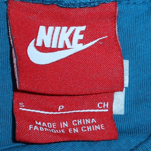 Mens UK Size S Nike Blue Pullover Sweatshirt
