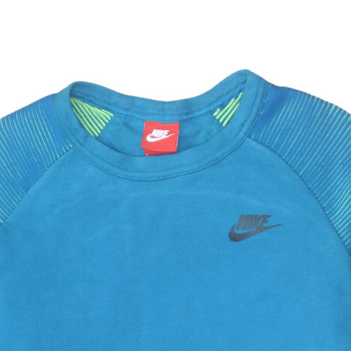 Mens UK Size S Nike Blue Pullover Sweatshirt