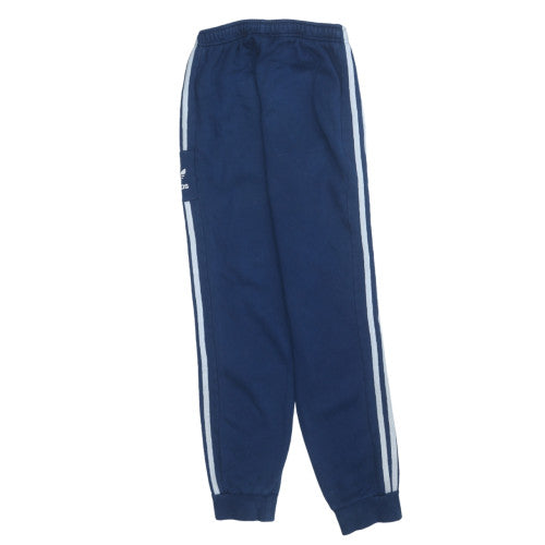 Mens UK Size S adidas Regular Fit Jogger Blue Trousers