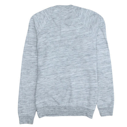 Mens UK Size M Bella Canvas Grey Pullover Sweatshirt