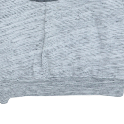 Mens UK Size M Bella Canvas Grey Pullover Sweatshirt