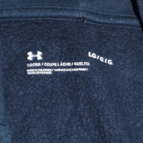 Mens UK Size L Under armour Black Pullover Hoodie