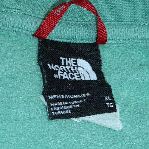Mens UK Size XL The North Face Green Pullover Sweatshirt
