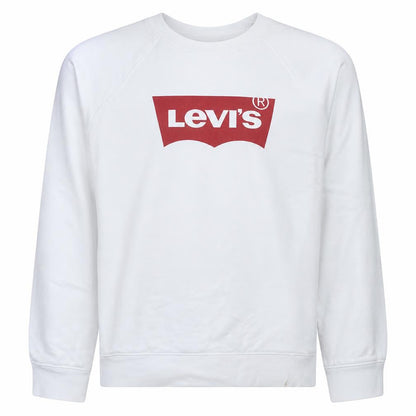 Mens UK Size M Levi's White Pullover Sweatshirt