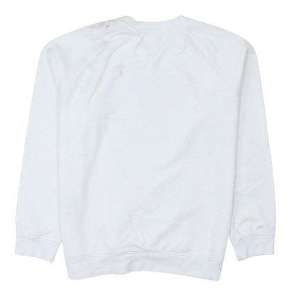 Mens UK Size M Levi's White Pullover Sweatshirt