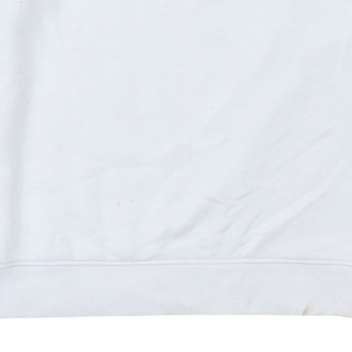 Mens UK Size M Levi's White Pullover Sweatshirt