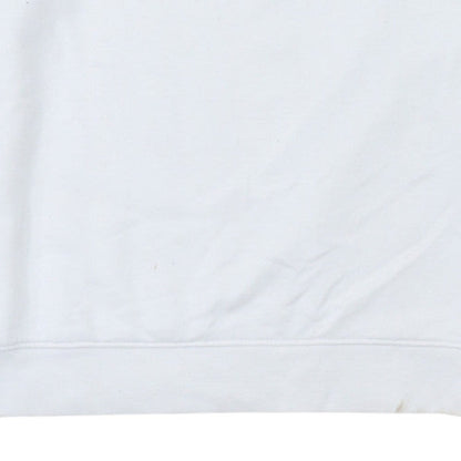 Mens UK Size M Levi's White Pullover Sweatshirt