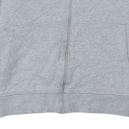 Mens UK Size 2XL adidas Grey Full Zip Hoodie
