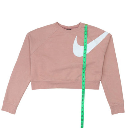 Womens UK Size S Nike Pink Pullover Sweatshirt