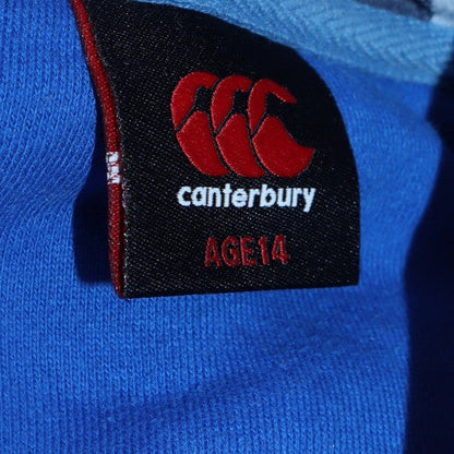 Boys UK Size 14 Years Canterbury Blue Pullover Hoodie