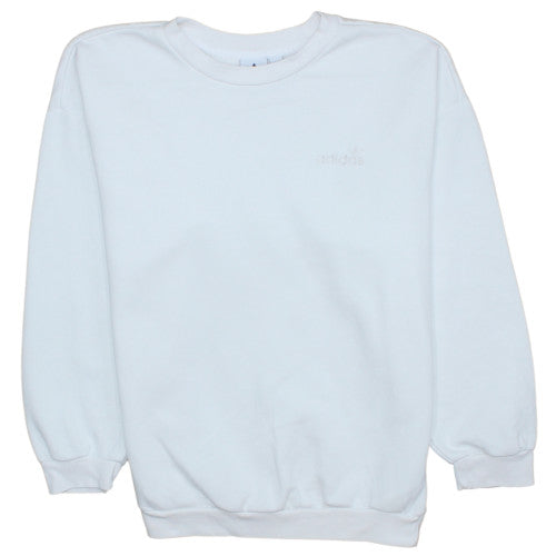 Womens UK Size 10 adidas White Pullover Sweatshirt