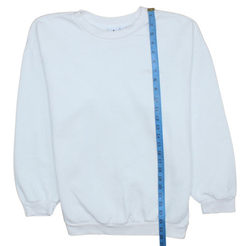 Womens UK Size 10 adidas White Pullover Sweatshirt