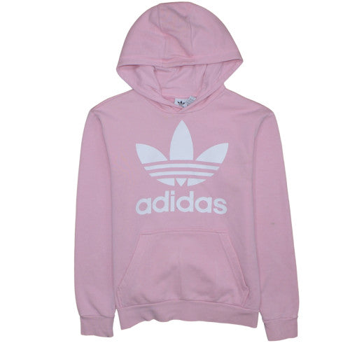 Girls UK Size 13-14 Years adidas Pink Pullover Hoodie