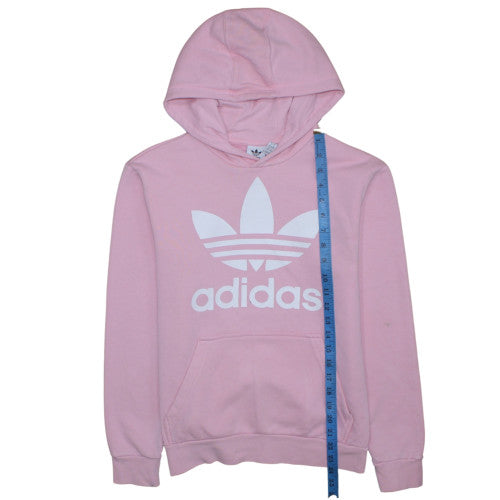 Girls UK Size 13-14 Years adidas Pink Pullover Hoodie