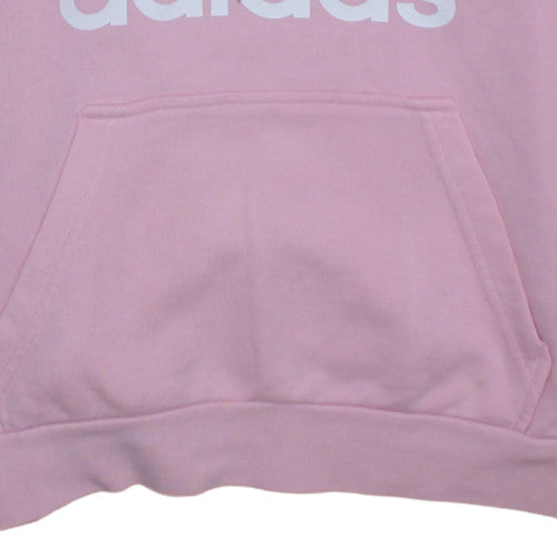 Girls UK Size 13-14 Years adidas Pink Pullover Hoodie