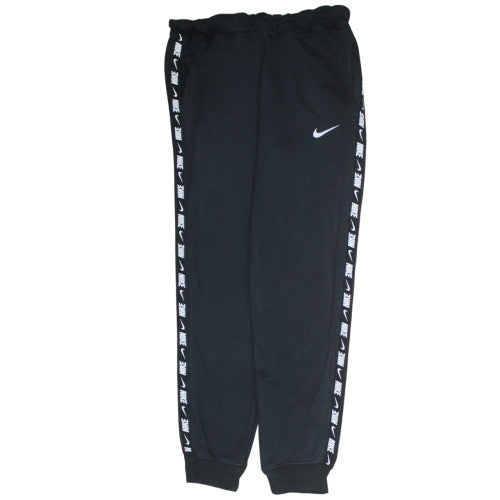 Womens UK Size S Nike Regular Fit Jogger Black Trousers